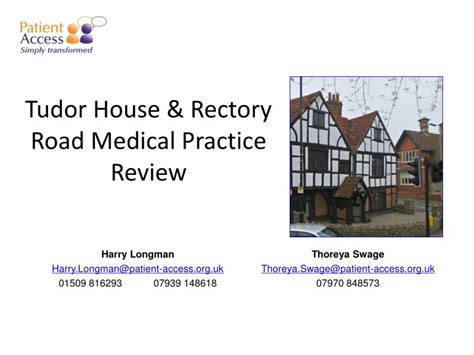 tudor house medical|tudor house medical practice.